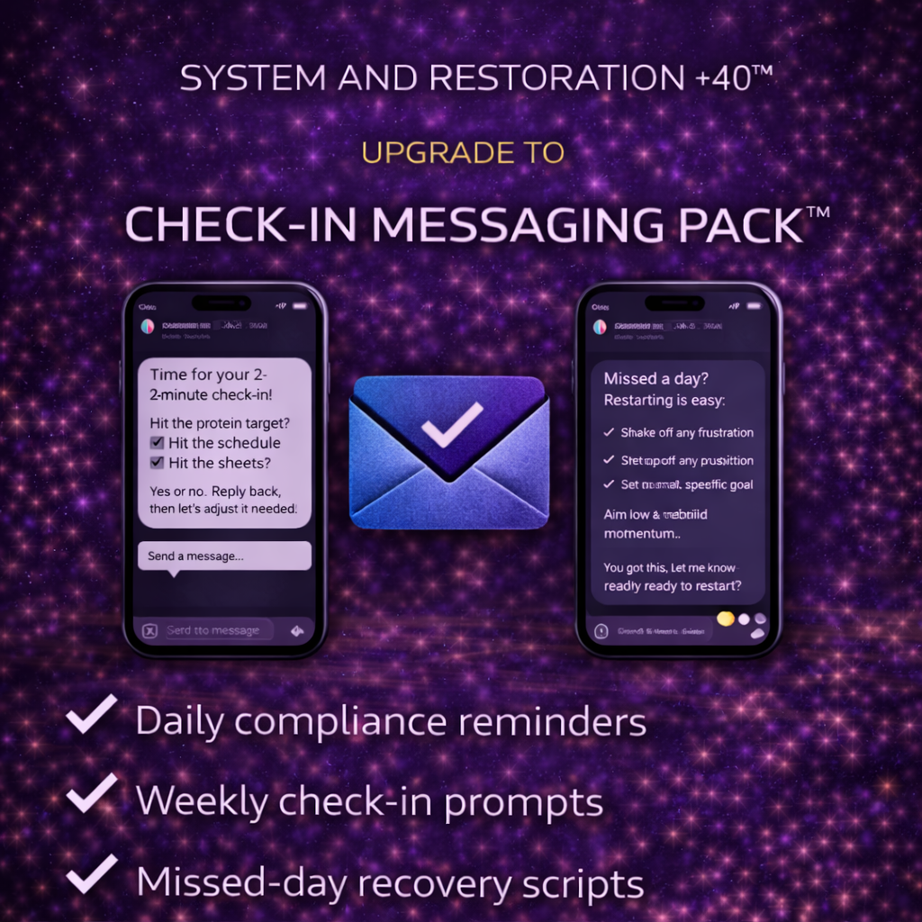 DEFINITION & RESTORATION 40+ — Consistency Pack