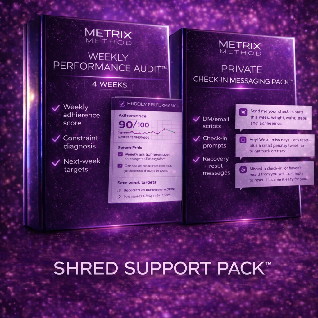 THE SHRED METHOD- Athlete Comeback Edition+ SHRED SUPPORT PACK